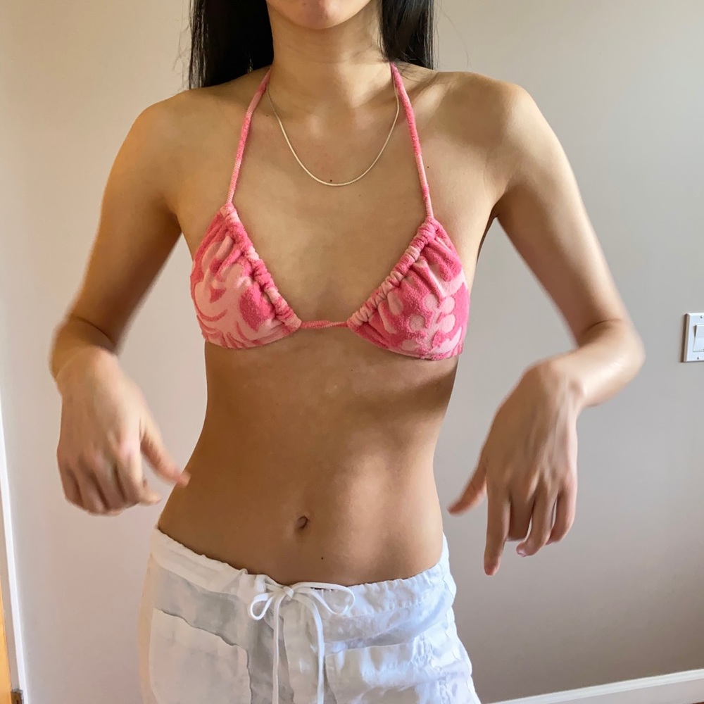 Juicy couture y2k terry pink bikini top - Picture 9 of 9